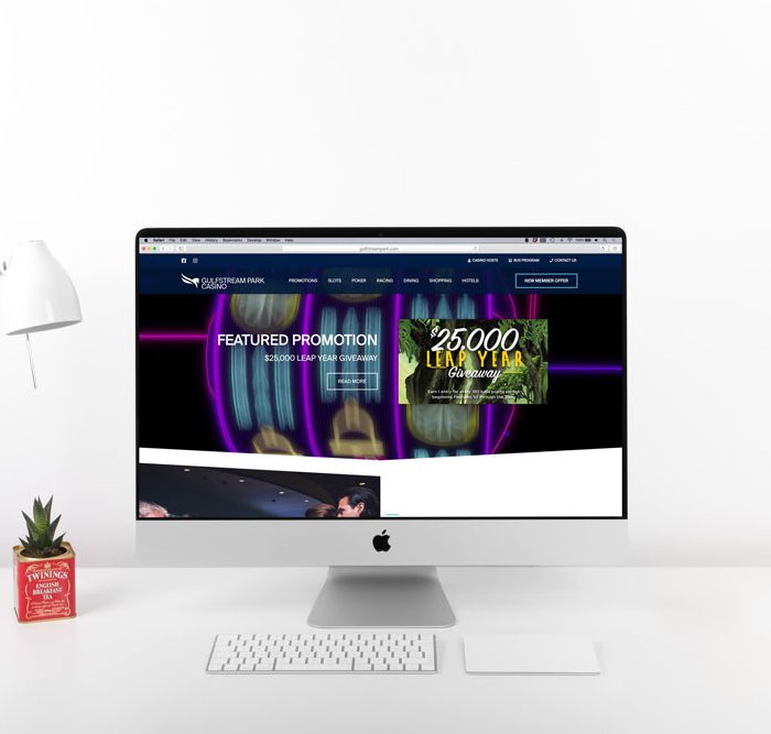 Gulf Stream Park Casino Website Design