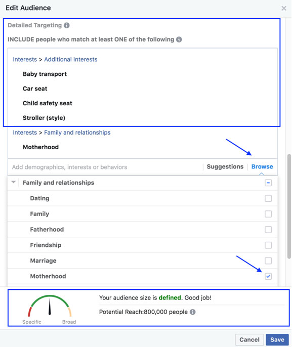 Boosting a Facebook Post: People You Choose Through Targeting