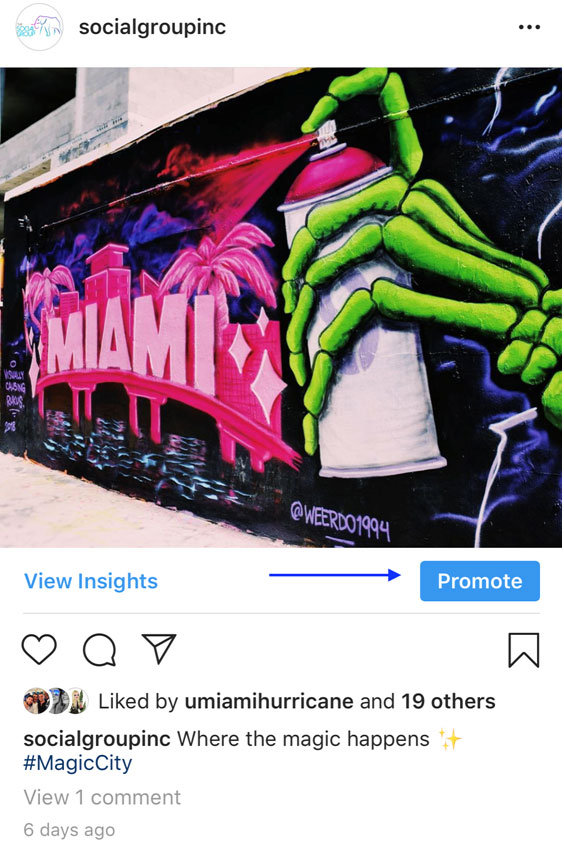 Promoting an Instagram Post: The Basics